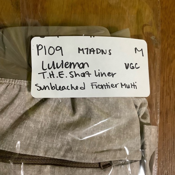 Lululemon T.H.E. Short 9" Medium Lined Liner Sunbleached Frontier Multi - Picture 10 of 10